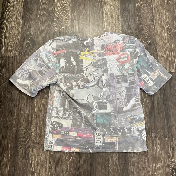 Jaded London graffiti print tshirt - Picture 2 of 2